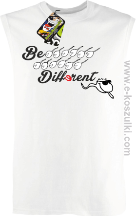 Be different - bezrękawnik męski biały