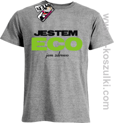 Jestem ECO - koszulka męska - melanżowy