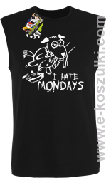 I hate mondays - bezrękawnik męski czarny