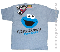Ciasteczkowy potwór koszulka dziecięca - melanż