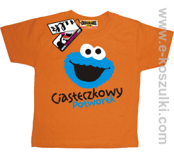 Ciasteczkowy potwór koszulka dziecięca - pomarańczowy