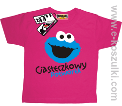 Ciasteczkowy potwór koszulka dziecięca - różowy