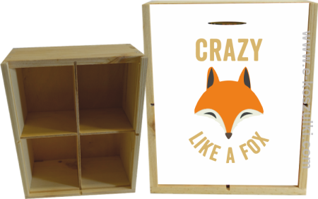 Crazy like a Fox - skrzynka ozdobna 