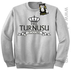 Miss turnusu Ciechocinek - śmieszna bluza z nadrukiem bez kaptura melanż