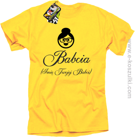 Babcia VectorClipart - koszulka męska