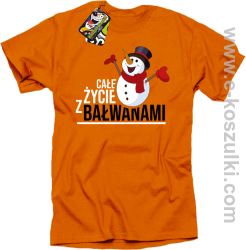 Całe życie z bałwanami orange