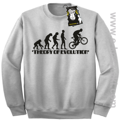 Theory of evolution - bluza sportowa bez kaptura melanż