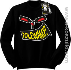 Polewamy - bluza dla barmana bez kaptura czarna