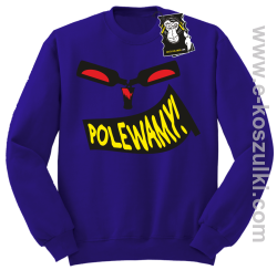 Polewamy - bluza dla barmana bez kaptura fioletowa