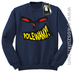 Polewamy - bluza dla barmana bez kaptura granatowa