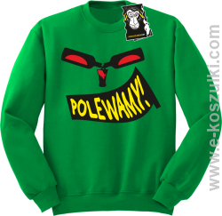 Polewamy - bluza dla barmana bez kaptura zielona
