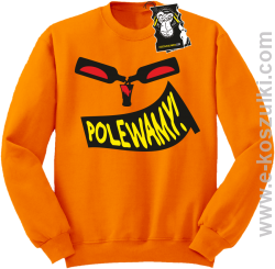 Polewamy - bluza dla barmana bez kaptura pomarańczowa