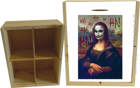 Mona Lisa Hello Jocker - skrzynka ozdobna 
