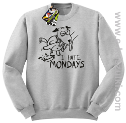 I hate mondays - bluza bez kaptura melanż