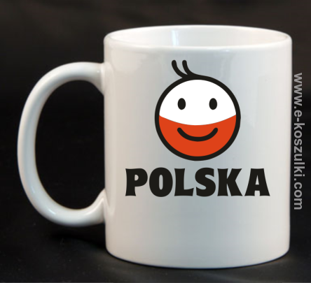 POLSKA Emotik dwukolorowy - kubek 