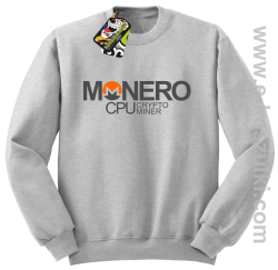 MONERO CPU CryptoMiner - bluza bez kaptura melanż 