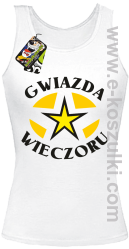 Gwiazda wieczoru - top damski biały