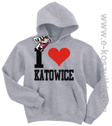 I love Katowice bluza dziecięca - melanż