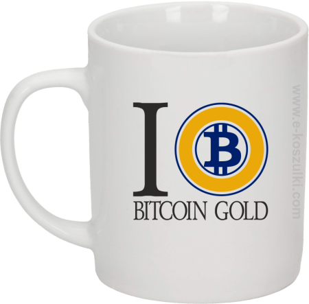I love Bitcoin Gold - kubek 330 ml 