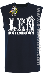 Leń patentowy - bezrękawnik męski granatowy