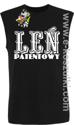 Leń patentowy - bezrękawnik męski czarny