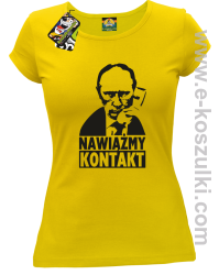 Nawiążmy kontakt Putin - koszulka damska żółta