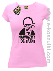 Nawiążmy kontakt Putin - koszulka damska różowa