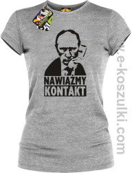 Nawiążmy kontakt Putin - koszulka damska melanż