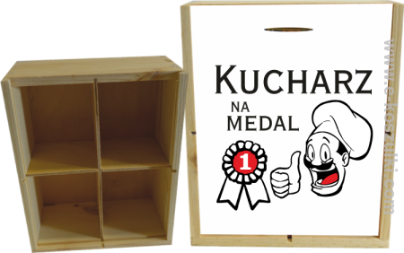 Kucharz na medal - skrzynka ozdobna 