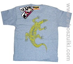 Salamandra jaszczurka koszulka dziecięca - melanż