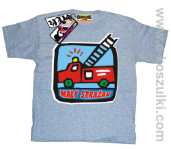 Mały strażak koszulka dziecięca - melanż