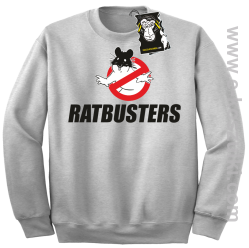 Ratbusters - bluza z nadrukiem bez kaptura melanż