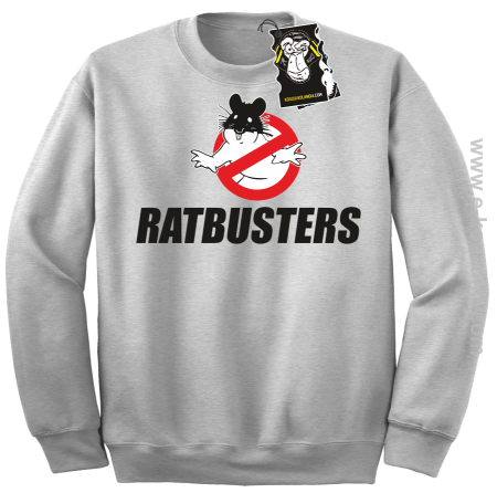 Ratbusters - bluza z nadrukiem bez kaptura