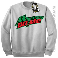 Mount and do me - modna bluza bez kaptura melanż