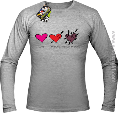 Love In Love Really LOVE - Longsleeve męski 