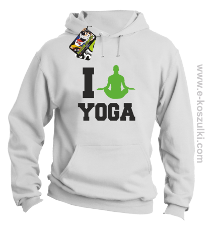 I love YOGA - bluza z kapturem