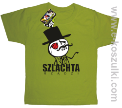 Szlachta rządzi - koszulka dziecięca kiwi
