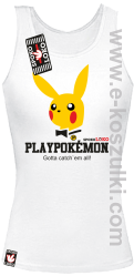 Play Pokemon - top damski biały