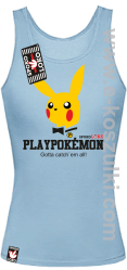 Play Pokemon - top damski błękitny