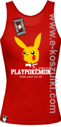 Play Pokemon - top damski czerwony