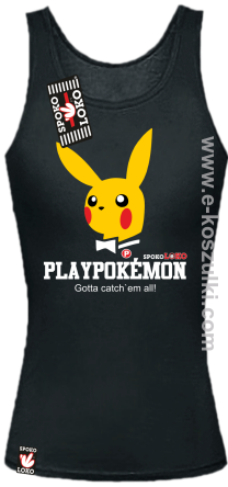 Play Pokemon - topczarny damski 