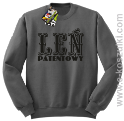 Leń patentowy - bluza bez kaptura szary