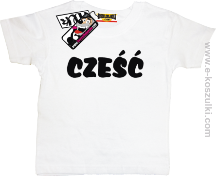 Cześć koszulka dziecięca - biały