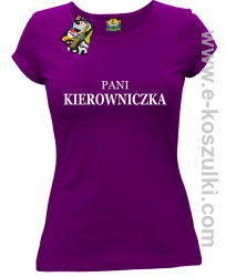 Pani kierowniczka -  koszulka damska fioletowy