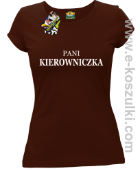 Pani kierowniczka -  koszulka damska brązowy
