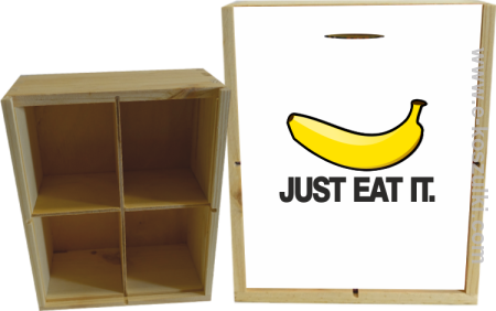 JUST EAT IT Banana - skrzynka ozdobna 