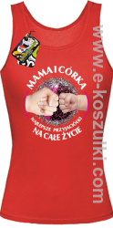 Mama i Córka najlepsze przyjaciółki na całe życie - top damski czerwony
