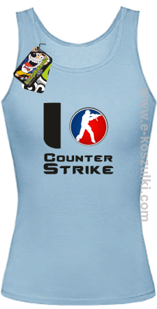 I love Counter Strike - top damski