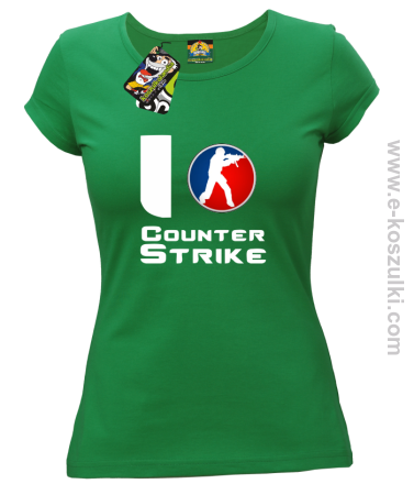 I love Counter Strike - koszulka damska