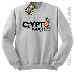 CryptoMaster CROWN - bluza męska bez kaptura melanż 